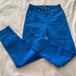 Judy Blue Vibrant Blue High-Rise Skinny Jeans Stretchy Soft Size 5